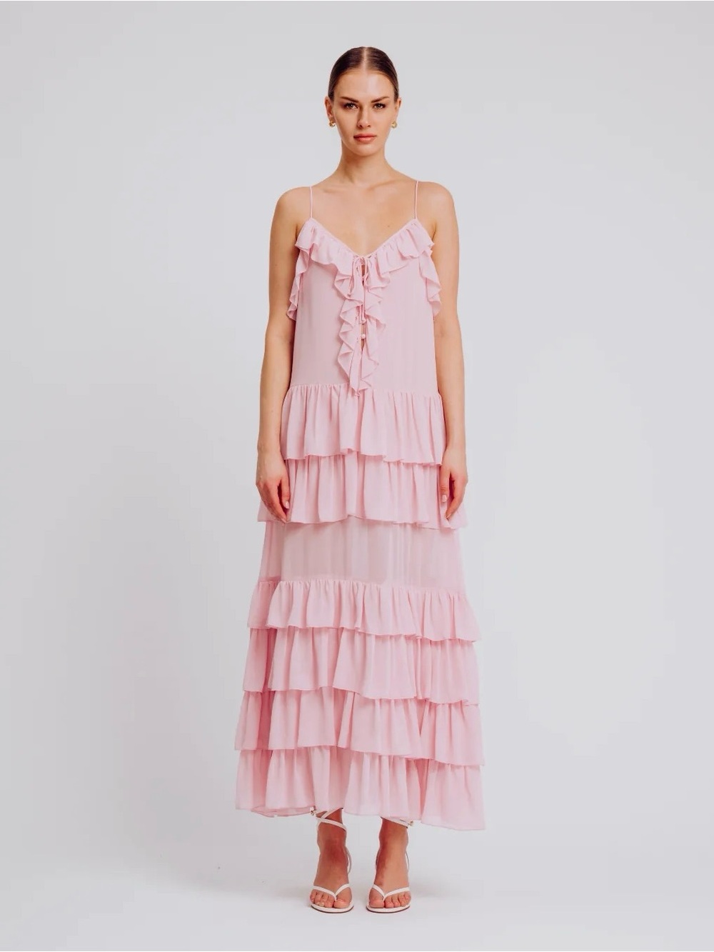 NWT Torn by Ronny Kobo Orcadia Dress~Light Pink